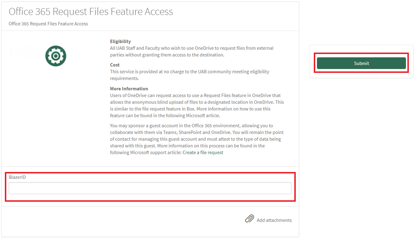 Uab it knowledge onedrive request files uab service portal
